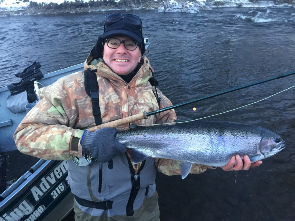 1/7/16 Salmon river fishing report Angling Adventures Lake Charter