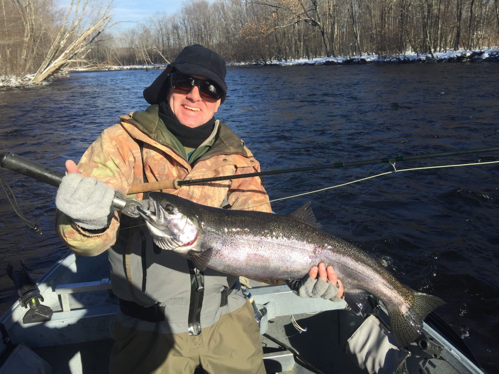 1/7/16 Salmon river fishing report Angling Adventures Lake Charter